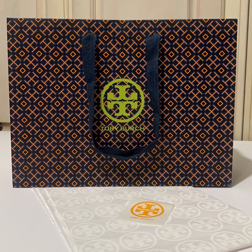 Tory Burch Empty Logo Paper Gift Bag Set
